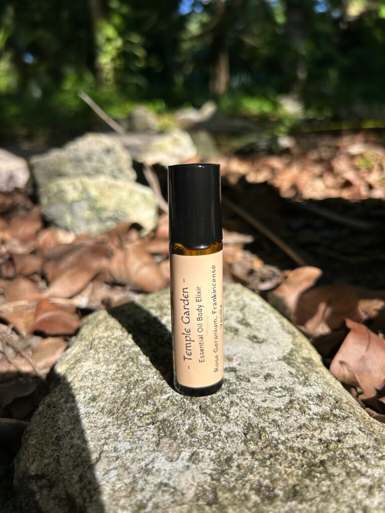 Essential oil body elixir roller